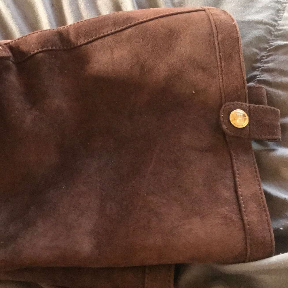 Tommy Hilfiger suede mid calf boots - Picture 5 of 8